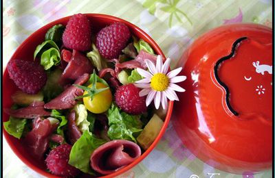 Bento Framboises - Magret de Canard fumé