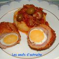 Les oeufs d'autruche