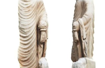 Statue of Buddha unearthed at temple in Berenice