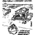 L'ouragan Gustav. - Charlie Hebdo N°846 - par Luz - 3 septembre 2008