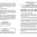 KONGO DIETO 913 : NOTRE ILE DE MATEBA