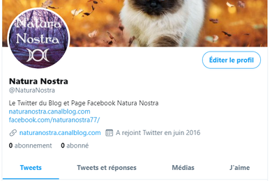 Natura Nostra sur Twitter