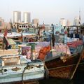 Dhows et fin de journée à Dubai