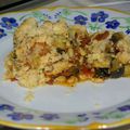 CRUMBLE COURGETTES TOMATES