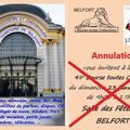 Annulation de la 48e Bourse Toutes Collections du 23 janvier 2022 à Belfort !