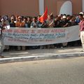 PROTESTATION DES OUVRIERS AGRICOLES A CHTOUKA AIT BAHA