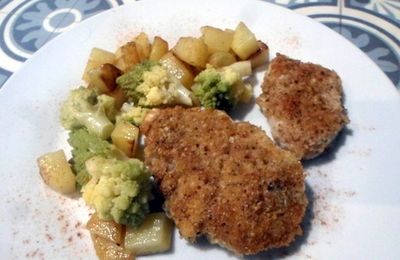 Nuggets de joues de lotte au parmesan et paprika