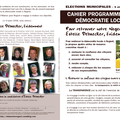 Cahier programme N°1 DEMOCRATIE LOCALE