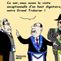 La  visite  du  Grand  Trésorier . . .