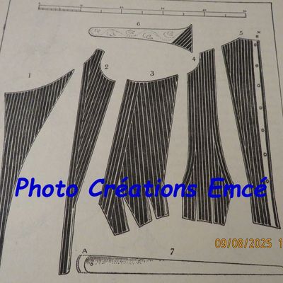 Dessous féminins d'époque sous le règne de Louis XIV - Le Corps baleiné - 1. Le patron