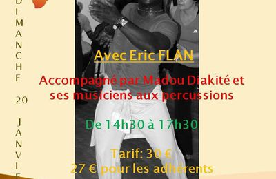 Stage de danses tarditionnelles de Côté d'Ivoire avec Eric Flan et Madou Diakité