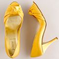 Chaussures colorées : jaune