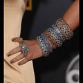 Embellishment at the AMA's+Iman dazzles at a gala...by F.