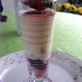 Dessert aux fraises