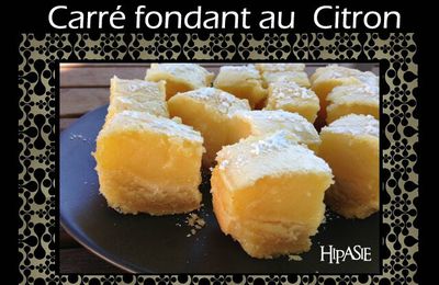 Carré fondant au Citron