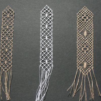 Mes marque-pages en dentelle