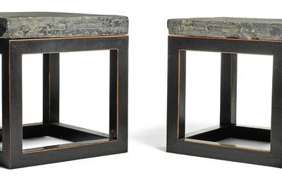 Two dated Suzhou 'golden bricks', Qing dynasty, Qianlong period, dated 1749 and 1784
