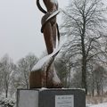 Avranches encore sous la neige - samedi 30 mars 2013