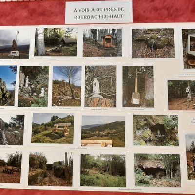 À VOIR À OU PRÉS DE BOURBACH-LE-HAUT - NOUVEAU TABLEAU THÉMATIQUE À LA MAIRIE DU VILLAGE