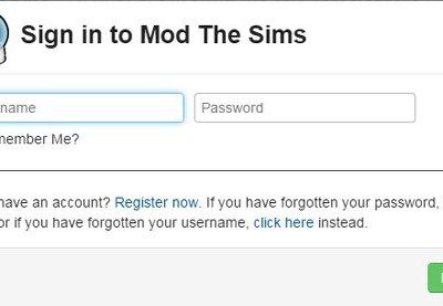 Comment s'enregistrer sur MOD THE SIMS ?