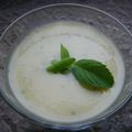 Gaspacho de courgette à la menthe