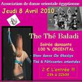 Soirée "The Thé Baladi" le 8 avril 2010 dès 20h à Villeurbanne