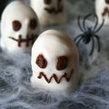 Petits gâteaux fantômes pour halloween (recette avec étapes)