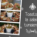 Toasts à la salade tunisienne