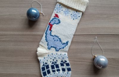 une chaussettes de Noël pour Thomas