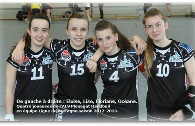 Plouagat handball -15 féminine Saison 2012 - 2013