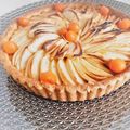 Tarte aux pommes/potiron ( chef Custos)