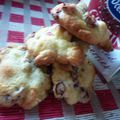 Cookies chocolat blanc - noix, cranberries 