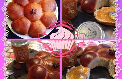 Brioche turque et sa délicieuse confiture d'abricot 