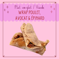 WRAPS AU POULET, À L'AVOCAT ET AUX ÉPINARDS