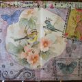 Altered book "Oiseaux"