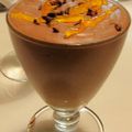 Mousse au chocolat amer & oranges confites