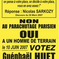 tracts de Guénhaël Huet (DVD) dans les boîtes aux lettres