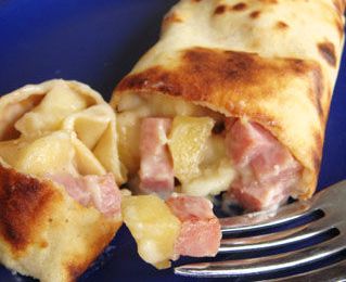 CREPES AU JAMBON ET AUX POMMES