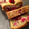 Cake pistache framboises sans œufs 