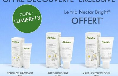 offre exclusive Melvita