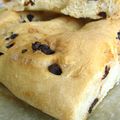 Fougasse aux tomates séchées et aux olives noires avec ou sans MAP