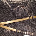 Une écharpe en laine mérinos