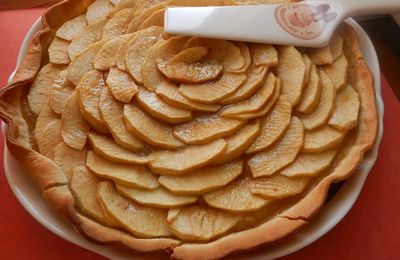 tarte fine aux pommes et au miel