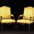 Paire de fauteuils à la reine. Paris, époque Régence