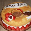 fraisier "Bonne fête papa"