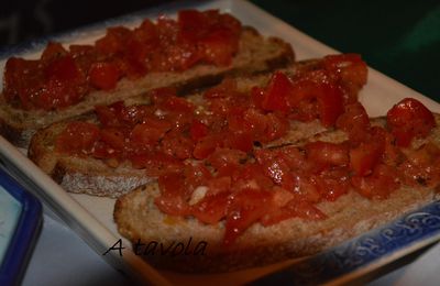 Apéro: Bruschetta à la tomate (Bataille Food 7) 