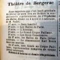 1909 : CE SOIR THEATRE : L'ORPHELINE DES HALLES  .....