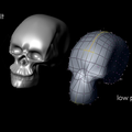 du high poly au low poly et on déplie les uvs avec une facilitée déconcertante