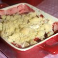 Crumble fraises et nougat