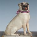 Pug on Pillow, Johann Joachim Kaendler (modeller),  Meissen, circa 1750-60